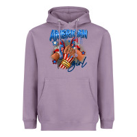 Lavender Afro american girl sneakers Heavyweight Hoodie - RanaPortraitStore