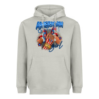 Moon Dust Afro american girl sneakers Heavyweight Hoodie - RanaPortraitStore