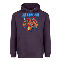 Plum Afro american girl sneakers Heavyweight Hoodie - RanaPortraitStore