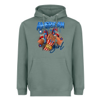 Sage Afro american girl sneakers Heavyweight Hoodie - RanaPortraitStore