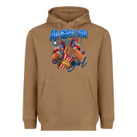 Toasted Coconut Afro american girl sneakers Heavyweight Hoodie - RanaPortraitStore