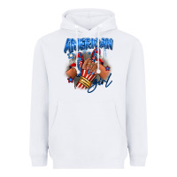 White Afro american girl sneakers Heavyweight Hoodie - RanaPortraitStore