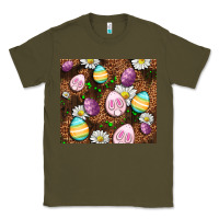 Army Green Easter rabbit eggs Classic Tee - OliviaCreatesArt
