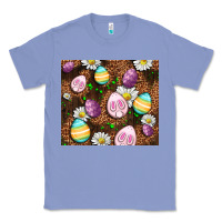 Colony Blue Easter rabbit eggs Classic Tee - OliviaCreatesArt