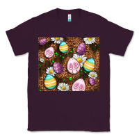 Plum Easter rabbit eggs Classic Tee - OliviaCreatesArt