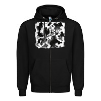 Black cowhide 5 Zipper Hoodie - RanaPortraitStore