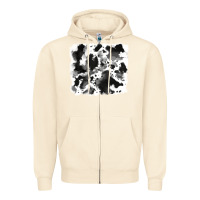 Sandshell cowhide 5 Zipper Hoodie - RanaPortraitStore