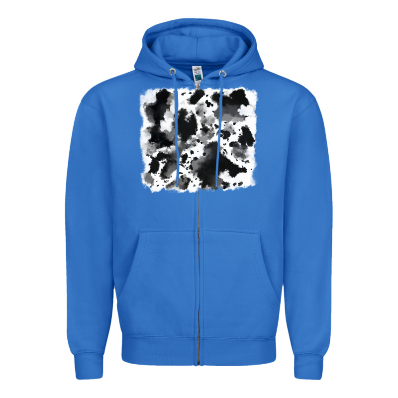 Cowhide 5 Zipper Hoodie by RanaPortraitStore | Teevron