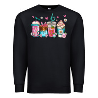 Easter Longhaired Cow Coffee Cups Premium Sweatshirt | Teevron