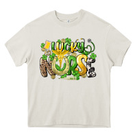 Cream lucky nurse St. Patrick's Heavy Core Tee - HowdyJamesFarm