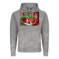 Cloud Rock cowboy merry christmas Vintage Hoodie - CowhideDigitalArt