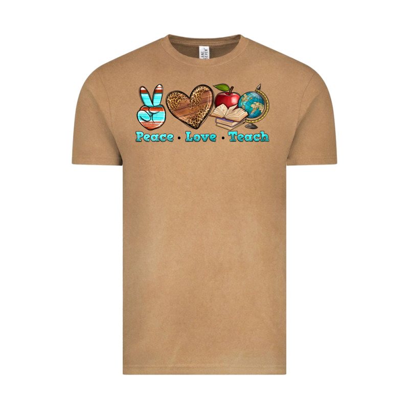 Peace Love Teach Vintage Tee by BundleAndBundleShop | Teevron