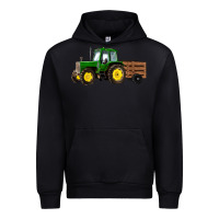 Black farm tractor Urban Hoodie - RanaPortraitStore