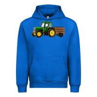 Cobalt farm tractor Urban Hoodie - RanaPortraitStore
