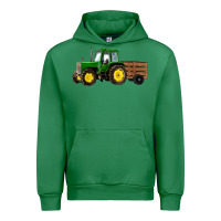 Emerald farm tractor Urban Hoodie - RanaPortraitStore