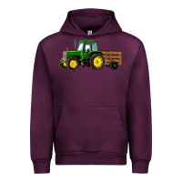 Mauve Wine farm tractor Urban Hoodie - RanaPortraitStore