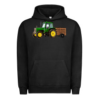 Pigment Black farm tractor Urban Hoodie - RanaPortraitStore