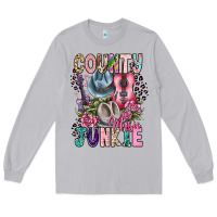 Moon Dust country music junkie Long Sleeve Tee - CowhideDigitalArt
