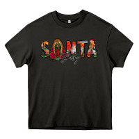 Asphalt santa baby lady of guadalupe Heavy Core Tee - Jasminsmagicworld