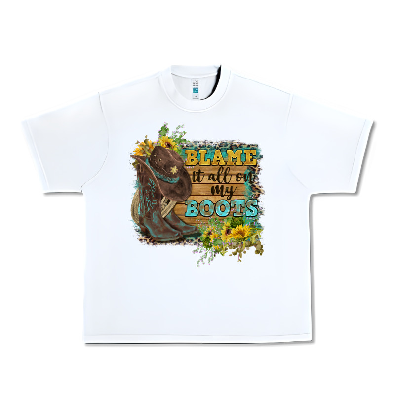 Blame It All On My Boots Urban Heavy Tee by FaDigitalArtStudio | Teevron