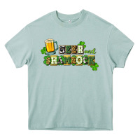 Arona Beer and shamrock Heavy Core Tee - CowGirlArtShop