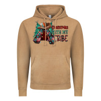 Vintage Camel Christmas with tribe Vintage Hoodie - CowhideDigitalArt