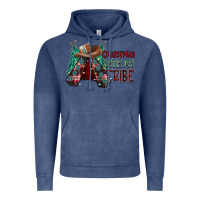 Vintage Denim Christmas with tribe Vintage Hoodie - CowhideDigitalArt