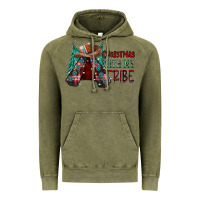 Vintage Olive Christmas with tribe Vintage Hoodie - CowhideDigitalArt