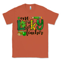 Copper St. Patrick's One lucky Teacher Classic Tee - OliviaCreatesArt