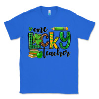 True Royal St. Patrick's One lucky Teacher Classic Tee - OliviaCreatesArt