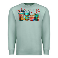 Seafoam 911 police firefighter dispatcher Premium Sweatshirt - Jasminsmagicworld