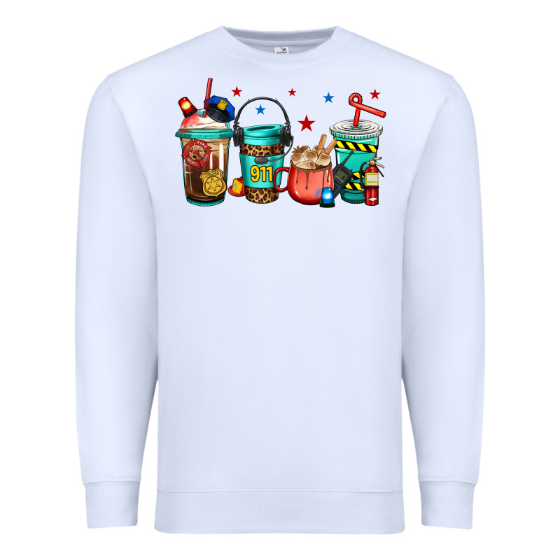 911 Police Firefighter Dispatcher Premium Sweatshirt by Jasminsmagicworld | Teevron
