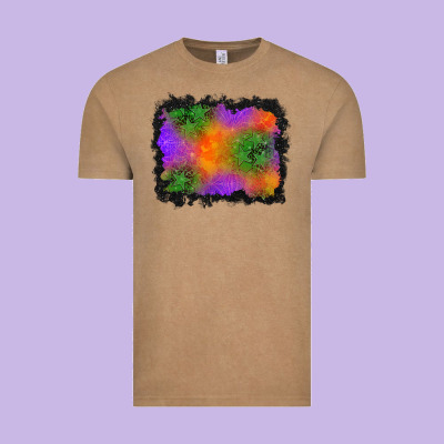 Halloween Stars Background Vintage Tee Designed By Bundleandbundleshop