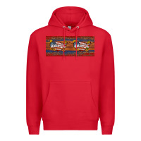 Red usa map 11oz mug Premium Hoodie - Artiststas