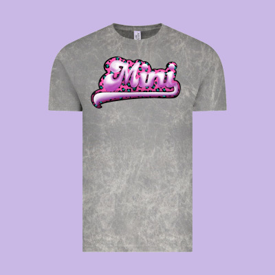 Mini Leopard Vintage Tee Designed By Ranaportraitstore