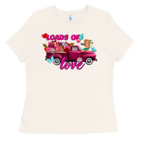 Bone Loads of love valentine's day truck Ladies Tee - FaDigitalArtStudio