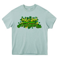 Arona Just a girl who loves St. Patrick's Day Heavy Core Tee - HowdyJamesFarm