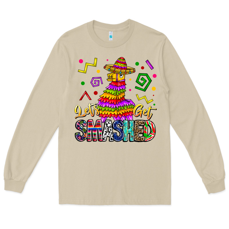 Let's Get Smashed Long Sleeve Tee by CowhideDigitalArt | Teevron