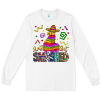 White Let's Get Smashed Long Sleeve Tee - CowhideDigitalArt