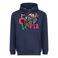 Navy pta physical therapy assistant hearts Heavyweight Hoodie - Jasminsmagicworld