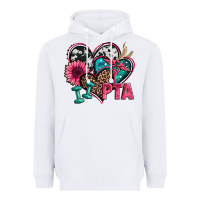 White pta physical therapy assistant hearts Heavyweight Hoodie - Jasminsmagicworld