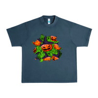 Midnight Navy halloween pumpkin patch Urban Heavy Tee - BundleAndBundleShop