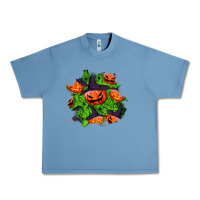 Pebble Blue halloween pumpkin patch Urban Heavy Tee - BundleAndBundleShop
