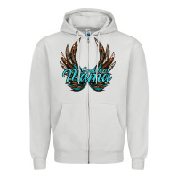 Dove Grey Southern Mama Zipper Hoodie - JahusDesignShop