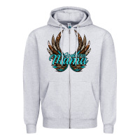 Heather Grey Southern Mama Zipper Hoodie - JahusDesignShop