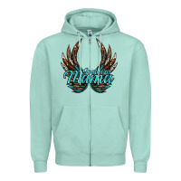 Seafoam Southern Mama Zipper Hoodie - JahusDesignShop