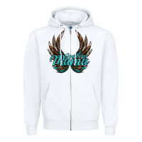 White Southern Mama Zipper Hoodie - JahusDesignShop