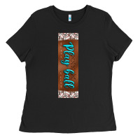 Black baseball pen wraps Ladies Tee - BundleAndBundleShop