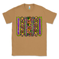 Toasted Coconut mardi gras fleur de lis mask leopard glitter  brushstrokes Classic Tee - Artiststas