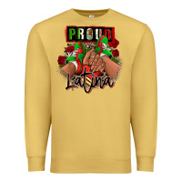 Antique Gold Proud Latina Mexican sneakers Premium Sweatshirt - RanaPortraitStore